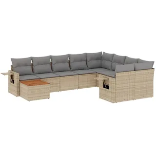 VidaXL 3224729, Hellgrau, Rattan, Stahl, Akazienholz, 110 kg, Erwachsene & Kinder, 550 mm, 550 mm - Hellgrau