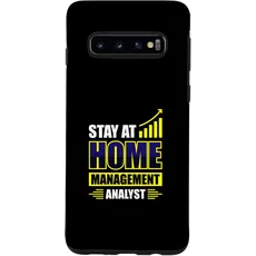 Hülle für Galaxy S10 Bleib Zu Hause Management Analyst