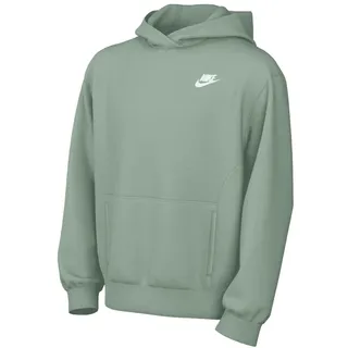 Nike Kinder Kapuzenpullover Club Fleece Big Kids Hoodie FD3000-037 137-147 - Steam/White - 137-147
