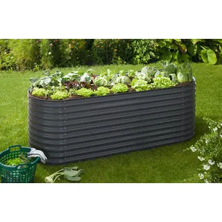 Konifera Hochbeet 240 x 80 x 82 cm Grau