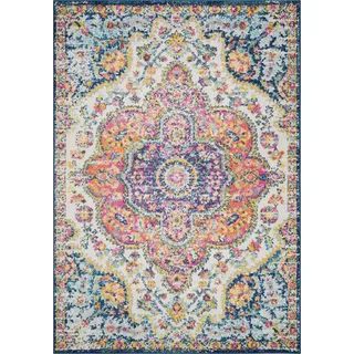 livabliss RABAT Kurzflorteppich 200 x 275 cm Bunt
