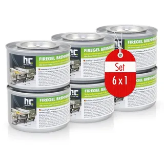 Höfer Chemie 6x 200 g Brennpaste zum Warmhalten von Speisen
