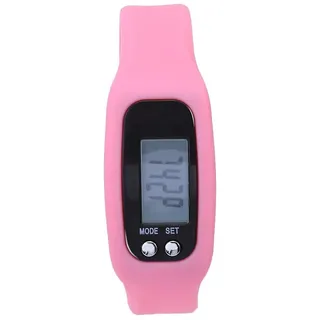 Smartwatch mit Armband, Kalorienzähler am Handgelenk mit Schrittzähler Smart Fitness Band mit Schrittzähler Kalorienzähler (Rosa)