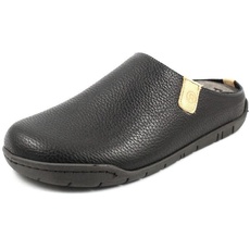 Bild von 6656 Mantua Schuhe Herren Hausschuhe Pantoffeln Weite G, Größe:42 EU, Farbe:Schwarz