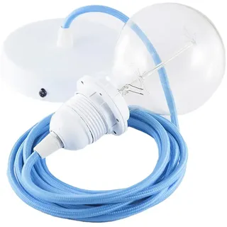 Creative Cables Rm11 50 Cm Hängeleuchte Pendel Für Lampenschirm - Turquoise / White - One Size