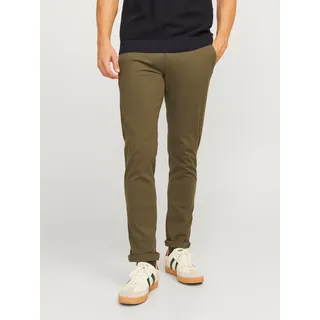 JACK & JONES Marco Fury Ana Chinohose Olive Night 30 30