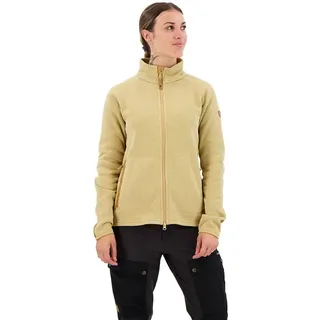 Fjallraven 83520-196 Övik Fleece Zip Sweater W Sweatshirt Damen Dune Beige Größe M