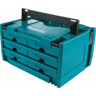 Makita Systainer 3.6 mit 6 Schubladen blau 39,5 x 29,5 x 21,5 cm