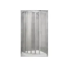 Duka Prima Runddusche MUR90R55 190cm silber matt Kunststoffglas KA1 MUR90R55190SILKA1