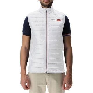 UYN for BUGATTI O102401-W555 WESTE MIT POLSTERUNG UND DURCHGEHENDEM REISSVERSCHLUSS Sports vest Herren White/Soft Blue XL