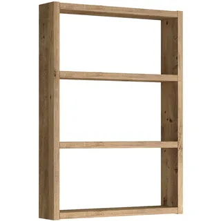 [en.casa] Lappajärvi Küchenregal 60 x 43 x 9 cm Braun