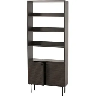 MCW Bücherregal 200 x 80 x 30 cm Dunkelbraun
