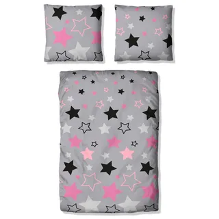 MY HOME Bettwäsche »Dreamer in Gr. 135x200 oder 155x220 cm, ideal für Weihnachten« 2 tlg. Fleece kuschelig warm im Winter, Weihnachtsbettwäsche, Winter my home B/L: 135 cm x 200 cm