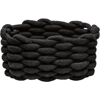 KLEINE WOLKE Korb Fellone ca. 14 x 19 x 10 cm schwarz
