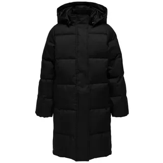 Only KIDS ONLY Steppmantel KOGIRENE PUFFER COAT OTW NOOS mit seitlichen Druckknöpfen schwarz 122 EU