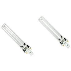 UV-Lampe, 2 Stück, 5 W, 7 W, 9 W, 11 W, 13 W, Ersatzbirne für UVC-Teichfilter und Klärer (5 W)