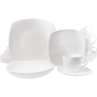 Echtwerk Speiseteller 30 cm weiß 6er Set