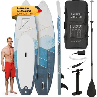 Capital Sports Aufblasbares SUP Board Set, All-Rounder SUP Board mit Aluminium Paddel, Stand Up Paddling Board für Kinder & Erwachsene, Paddle Board Aufblasbar mit Tasche & Pumpe, 305cm/10ft