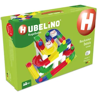 HUBELINO Kugelbahn Baukasten basis 123-teilig