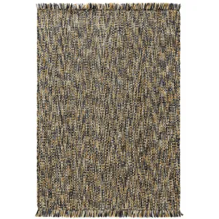 benuta Pop Teppich Runa Gelb 60x100 cm , Textil , Abstrakt , Rechteckig , 60x100 cm , wasserabweisend , Teppiche und Böden, Teppiche, Webteppiche