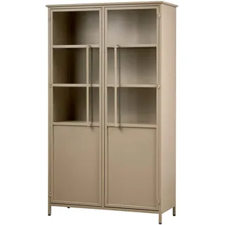 Woood DAHEIM Vitrine Exhibit 800012 Metall Braun Khaki