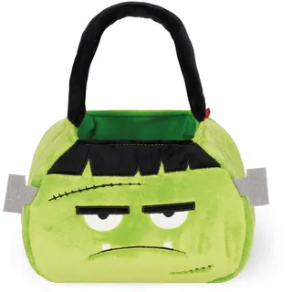 Legami - Halloween-Tasche für Süßigkeiten oder Streiche, Frankenstein, Bonbontüte, Candy Bag, aus weichem, faltbarem Stoff, mit Henkel, 20 x 35 x 3 cm