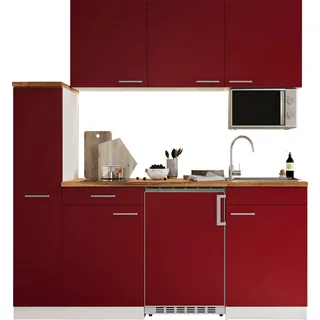 Respekta Küchenzeile Luis 180 cm rot