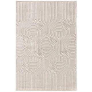 benuta Teppich Claire Cream 240x340 cm , Creme , Kunststoff , Rechteckig , 240x340 cm , pflegeleicht , Teppiche und Böden, Teppiche