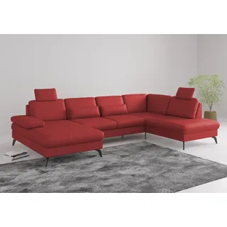 sit&more Wohnlandschaft »Morris U-Form, inkl. Sitztiefenverstellung« wahlweise mit Armteilverstellung, Bettfunktion & Bettkasten,