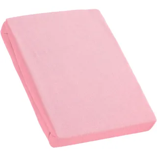 KUM Spannbettlaken Frottee 200 x 200 cm rosa