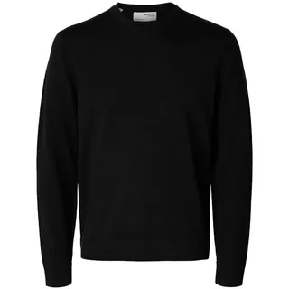 SELECTED HOMME Male Pullover mit Rundhalsausschnitt 100% Merinowoll