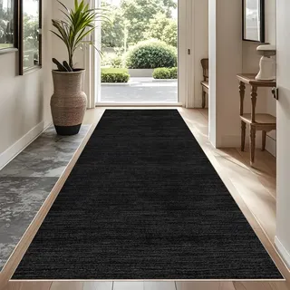 Rutschfeste Maschinenwaschbare Fußmatte 100 x 300 cm flurteppich läufer lang Flurteppich Wohnzimmer Teppich Küchenteppich Läufer für Eingang Küche Schlafzimmer Wohnzimmer, Schmutzfangmatte Innen