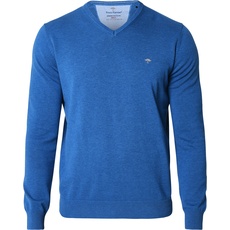 Bild Pullover mit V-Ausschnitt, blau L