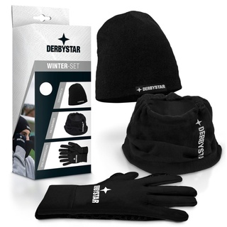 derbystar Unisex – Erwachsene Winter-Set v22, schwarz 10