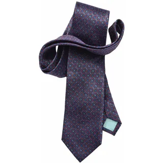 Kleine Kreise  Krawatte Blau 01