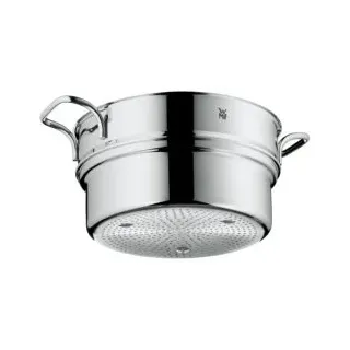WMF Dämpfereinsatz 24 cm, Gemüse-/ Kartoffeldämpfer, Cromargan Edelstahl poliert, spülmaschinengeeignet