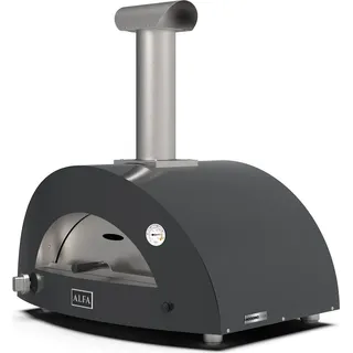 Alfa Forni Moderno 2 Pizze Hybrid-Pizzaofen Ardesia Grey - Grau