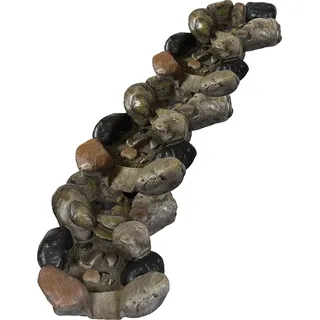 Köhko Bachlauf "Donau" Bachlaufelement gebildet aus Stein 3-teilige-Set mit Becken und Pumpe