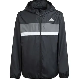 adidas Regenjacke Tiberio Schwarz/Grau/Weiß 116