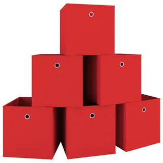 VCM Faltbox Boxas 27 x 28 x 27 cm 6-tlg. rot