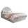 Kontinentalbett mit Federkernmatratze 160x200 Stoff Jasmine 81 Topper nein