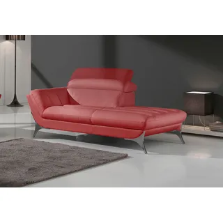 Egoitaliano Recamiere Leder rot