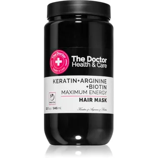 The Doctor Keratin + Arginine + Biotin Maximum Energy Keratinmaske für das Haar 946 ml