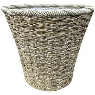 Gartendeko Lafiora Übertopf Polyrattan Ø 49x45 cm natur