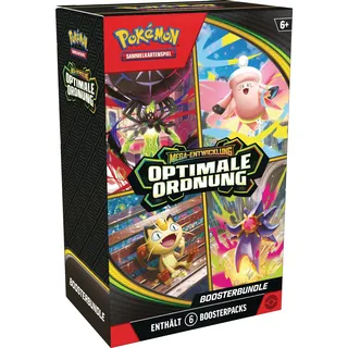 Pokémon Boosterbundle Mega-Entwicklung – Optimale Ordnung (6 Boosterpacks)