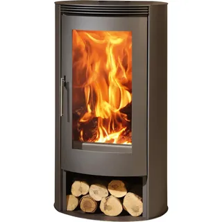 Panadero Delta Kaminofen DELTA EcoDesign Pano Stahl Schwarz 7 kW