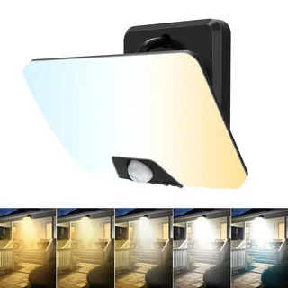 nipify LED Strahler mit Bewegungsmelder Außen 3000K-6500K, Fluter Scheinwerfer Warmweiß/Neutral/Kaltweiß, 24W Aussenstrahler 3 Leuchtmodi Aussenlampe, Wasserdichte Aussenleuchte für Garten Hoflampe