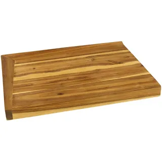 Homeware Schneidebrett , Naturfarben , Holz , Robinie , massiv , 36.5x4x48 cm , Fsc , Küchenzubehör, Schneidebretter