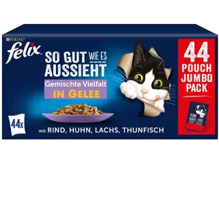 FELIX So gut wie es aussieht in Gelee Sorten-Mix 44 x 85 g