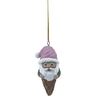 Dekofigur Anhänger Weihnachtsmann 11,5 cm
